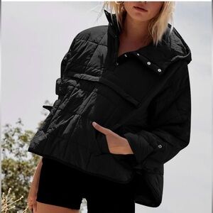 Women's Black Quilted Jacket